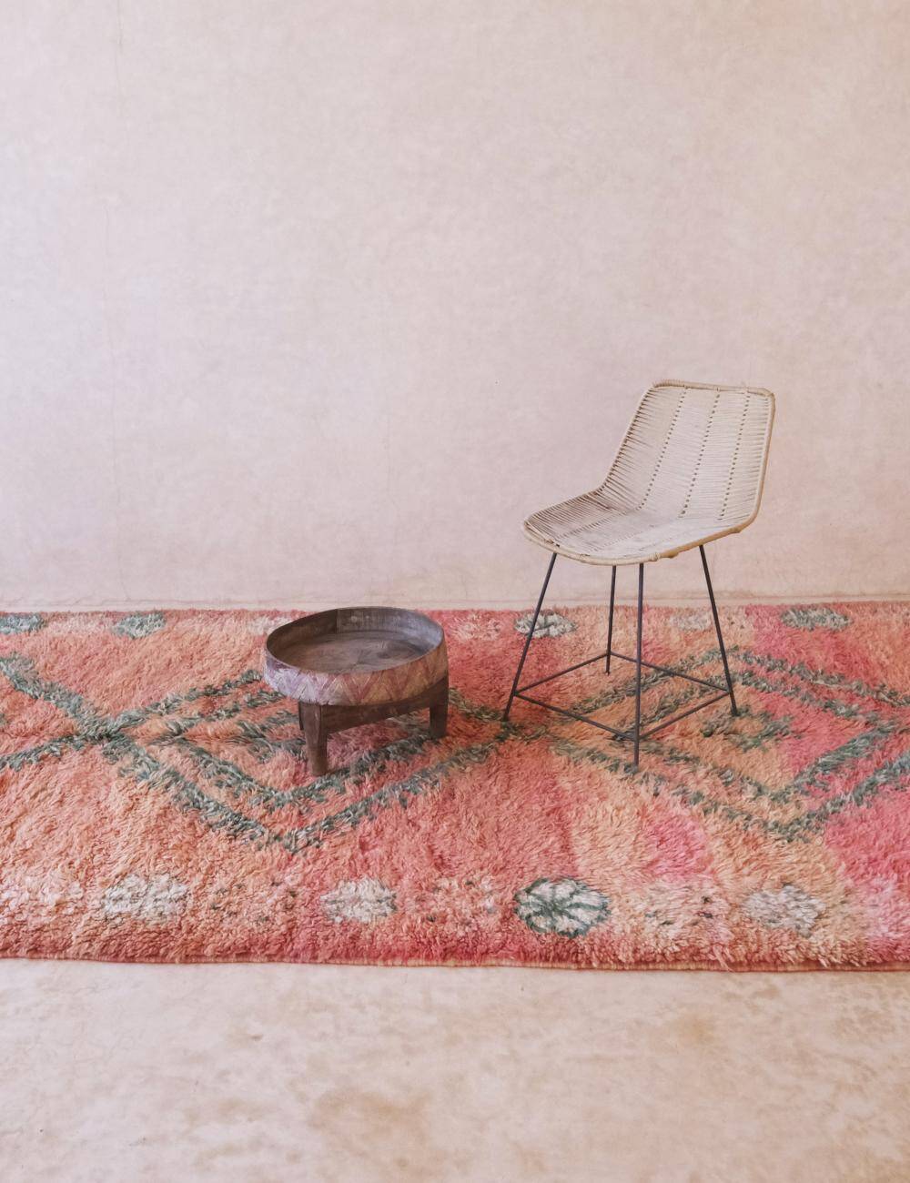 Berber Pink Rug - 340 x 176 cm