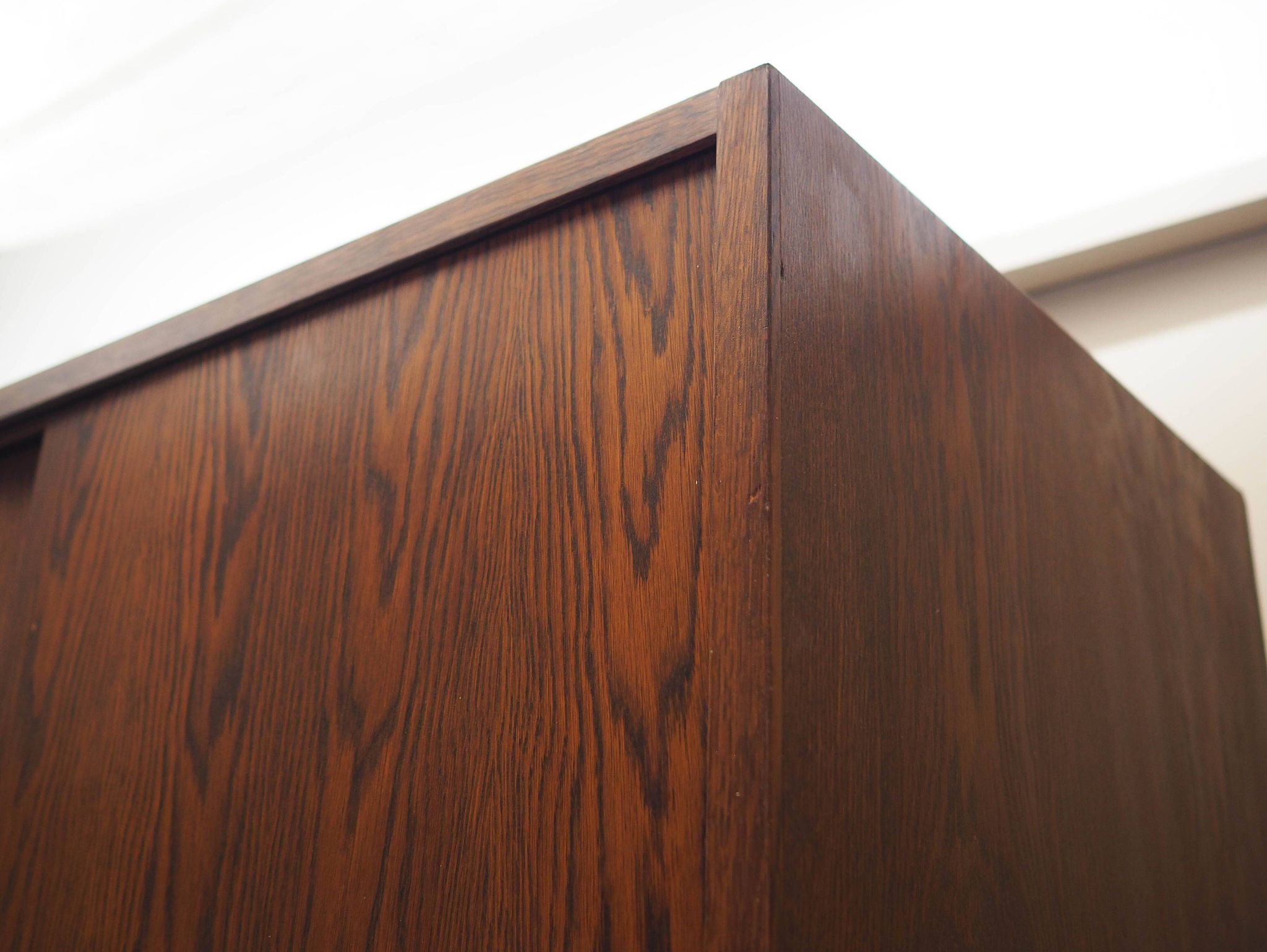 Oak wardrobe, Danish design, 1970s, manufactured by Tage Mogensen