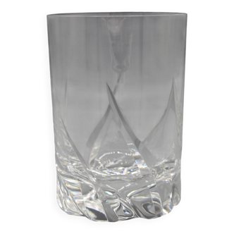 Beautiful crystal whisky glass signed daum bleneau model