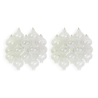 Pairs of large wall sconces 'Tulipan' Kalmar, Austria, 1970s