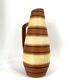 Vase vintage Scheurich Keramik beige et marron, 1960