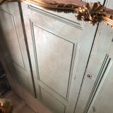 Golden vintage mirror