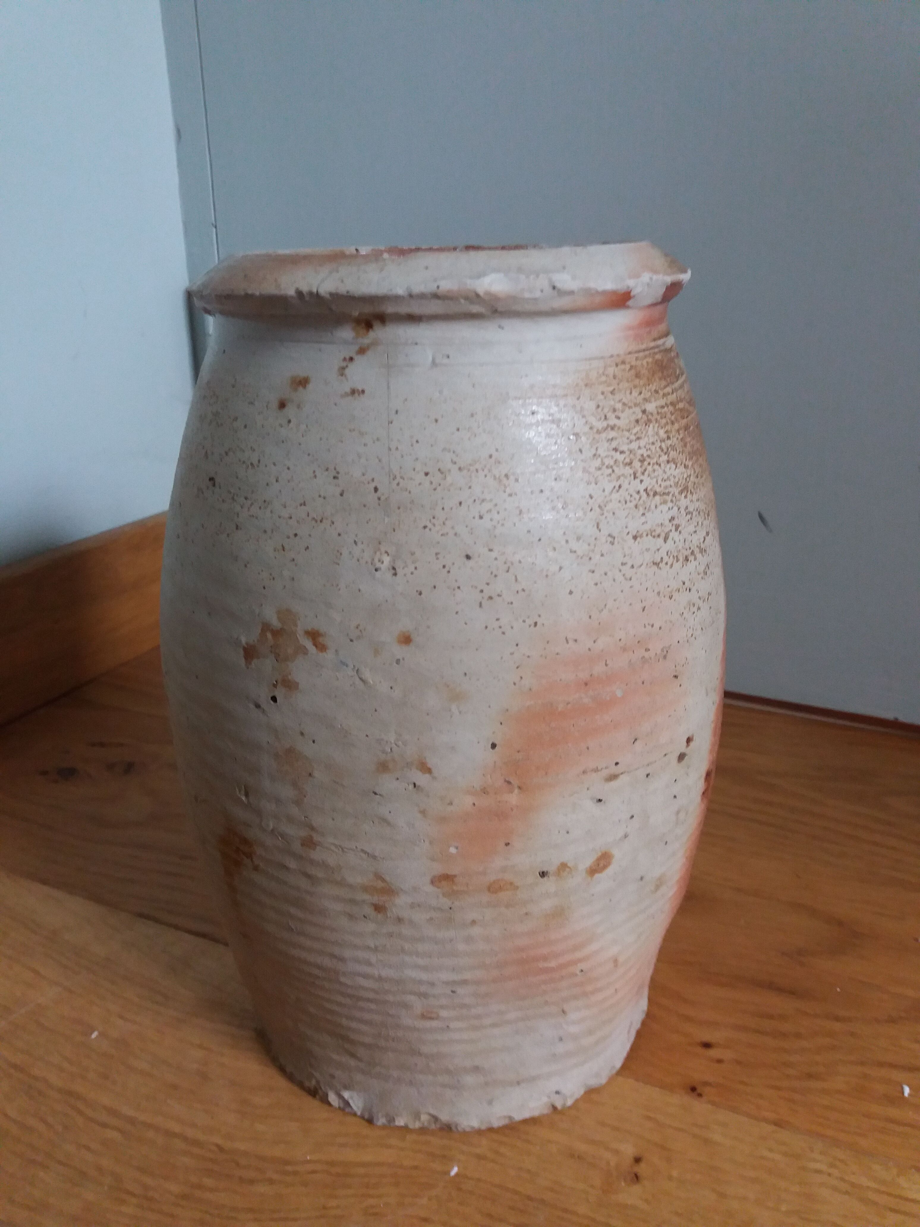 Sandstone terracotta jar