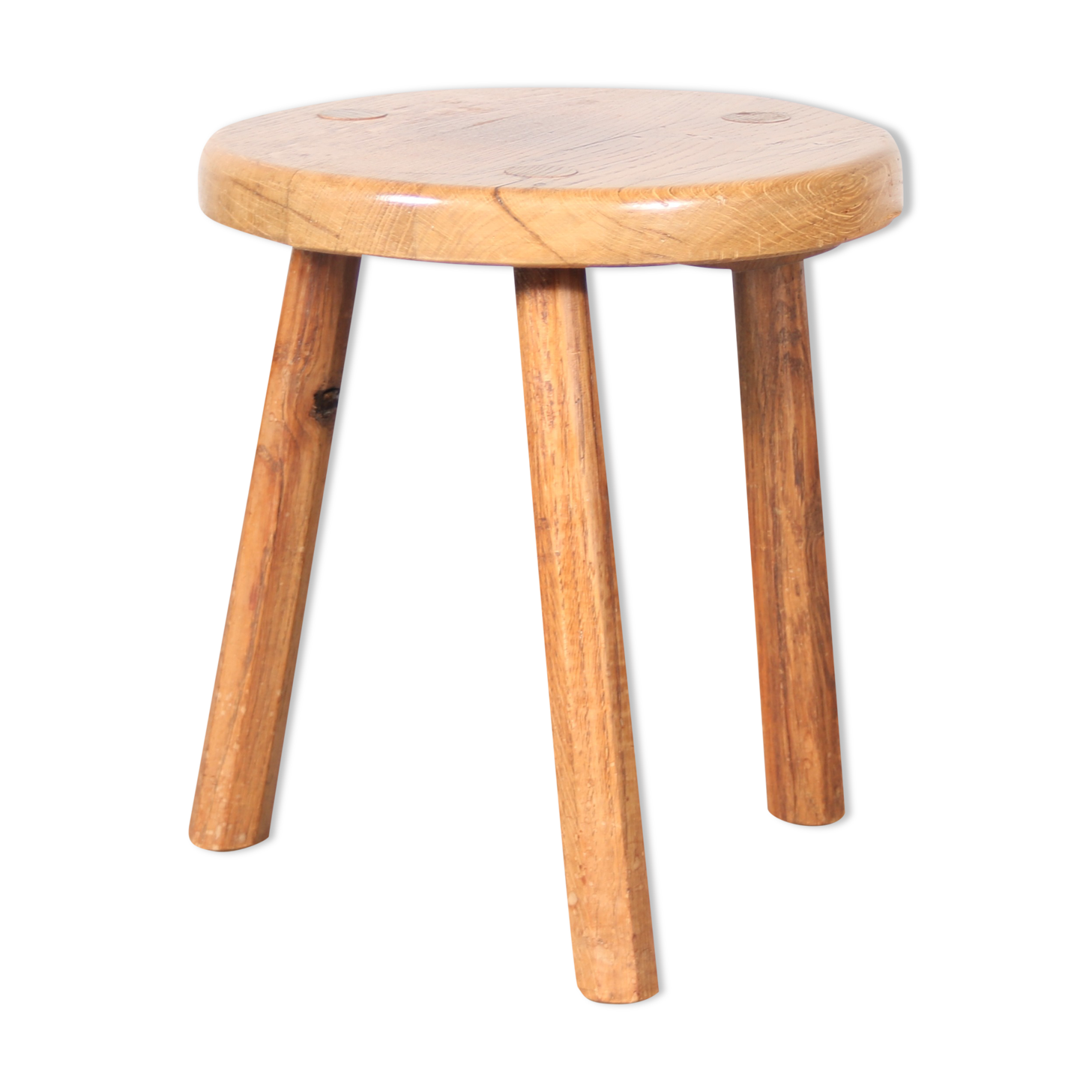 Tabouret de trépied brutaliste des années 1970 des Pays-Bas