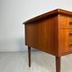 1960s Vintage Scandinavian Mid-Century Teak Writing Desk