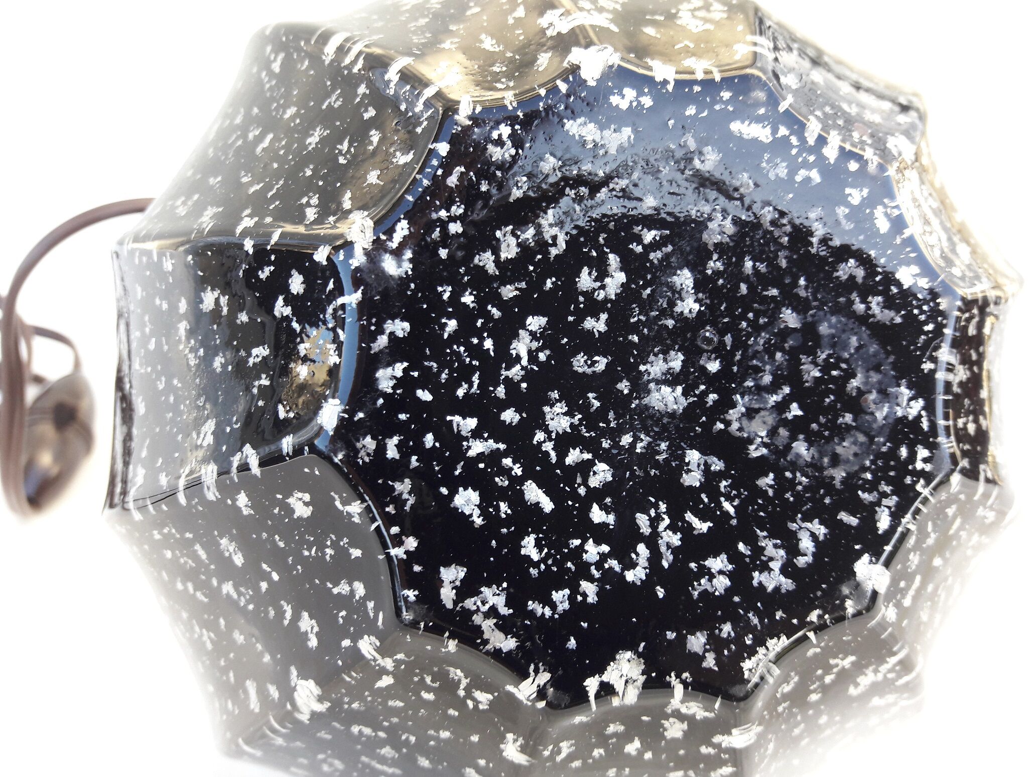 Black and silver lamp foot