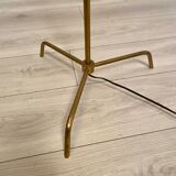 Floor lamp metal brass year 50 design Lunel / vintage