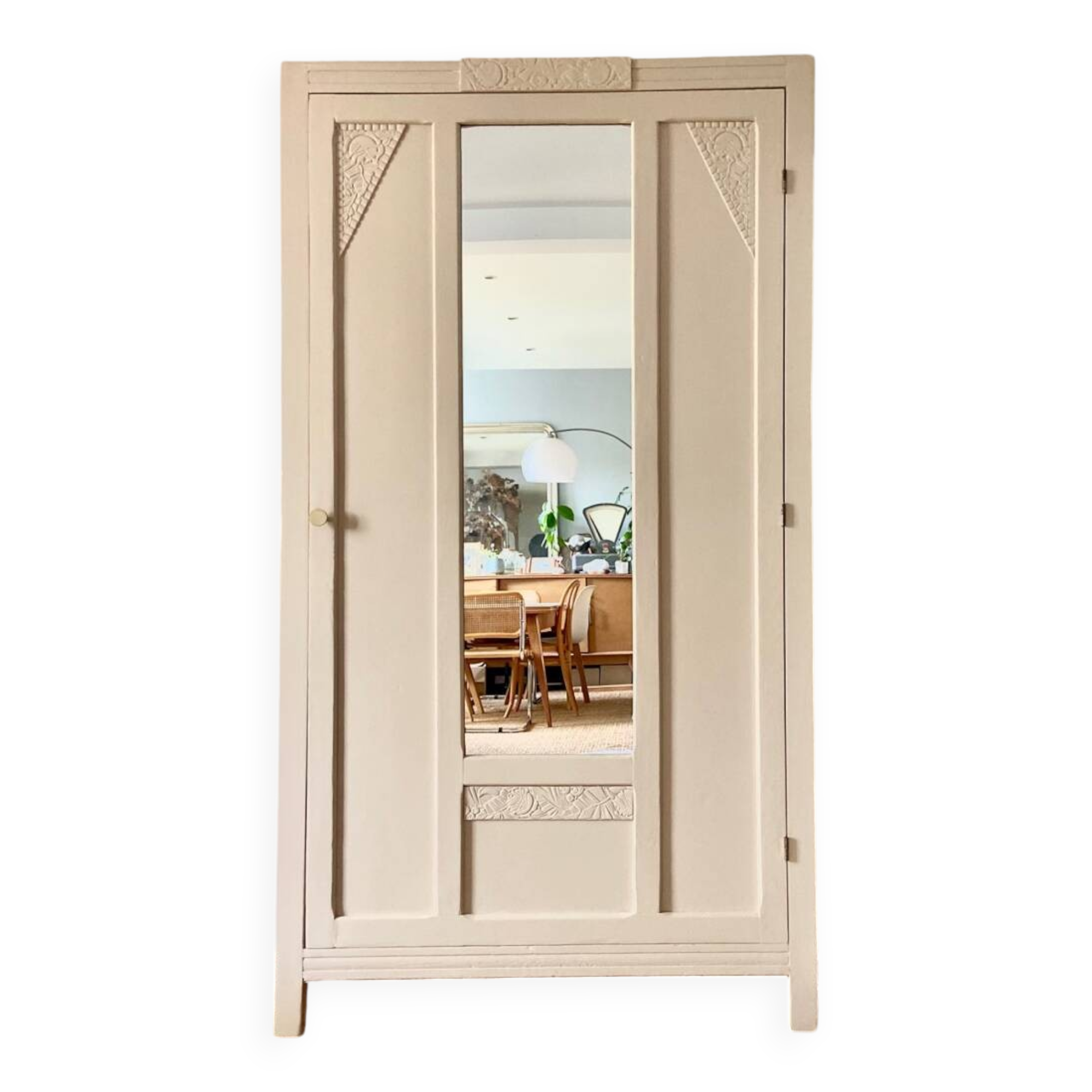 Parisian Art Deco nude pink wardrobe
