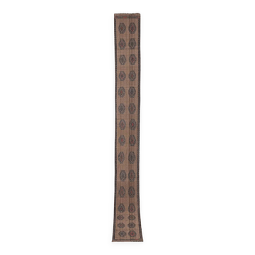 Tapis de couloir turc vintage 42x402 cm