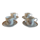 Cups series of four porcelain Hutschenreuther Selb Germany
