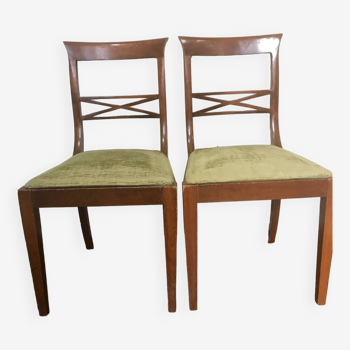 2 Napoleon empire style chairs