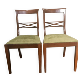 2 Napoleon Empire style chairs