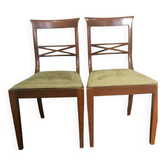 2 Napoleon empire style chairs