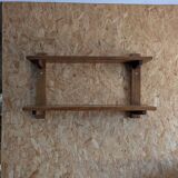 Oak wall shelf