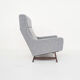 Set of two Dutch design lounge chairs with wenge feet