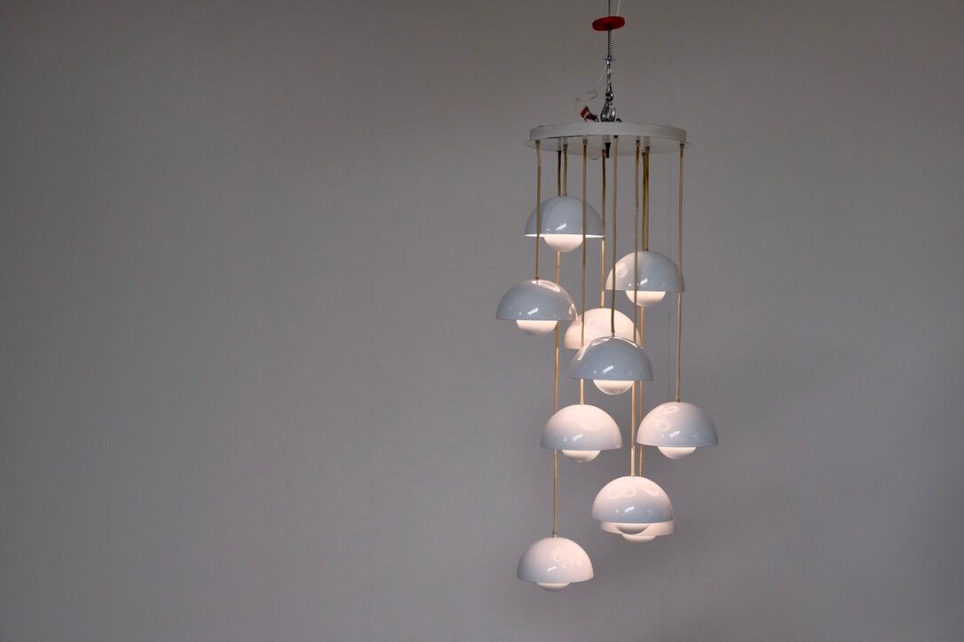 Pendant lamp by Verner Panton for Louis Poulsen, Denmark 1968s.