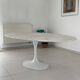 Original Knoll Tulip oval dining table 244x137 Eero Saarinen Arabescato Matt