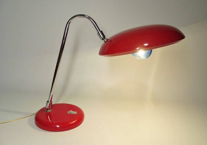 Lampe de Bureau Vintage • Cisne • Luis Pérez de la Oliva • Lupela • 1970