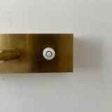 Pair of vintage wall lights, brass, France 1970