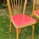 Pair of Baumann bistro chairs no. 12