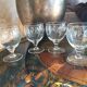 Antique engraved glasses