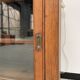 Enfilade de métier XXL chêne portes vitrées