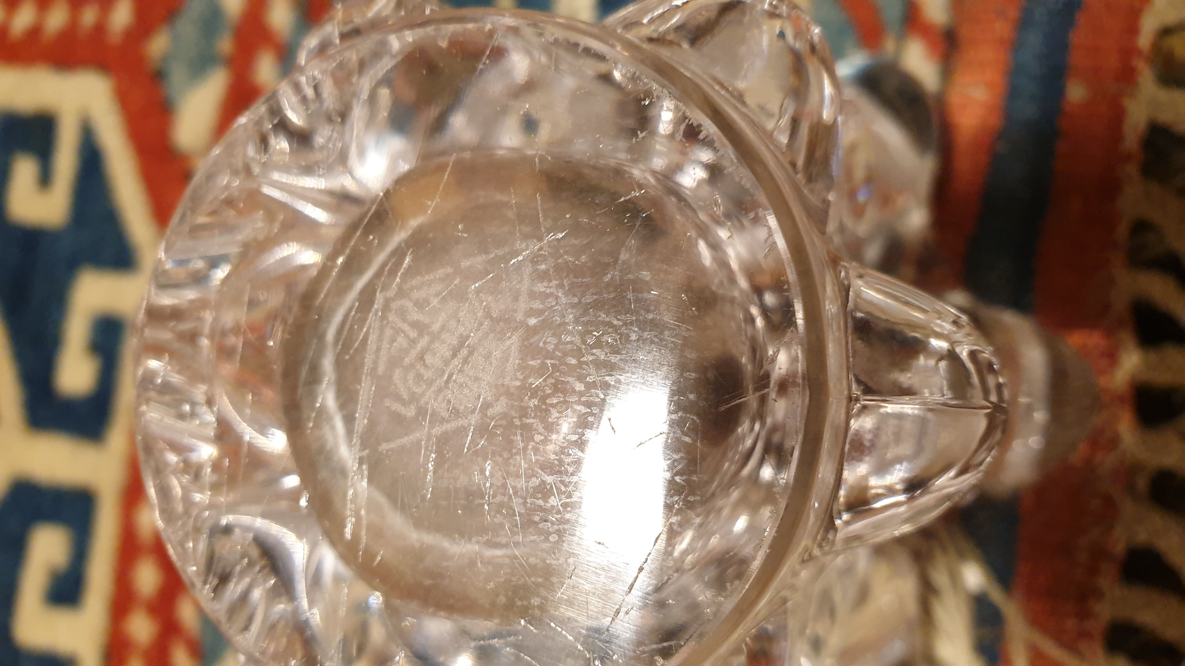 Pair of Vannes crystal vases