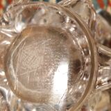 Pair of Vannes crystal vases