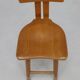 Lot de 4 tabourets de bar vintage en bois
