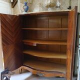 Rosewood veneer wardrobe