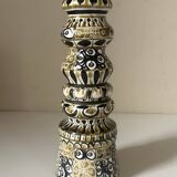 Large André Hourellou Quimper vintage candle holder