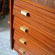 Commode années 60 façade inclinée