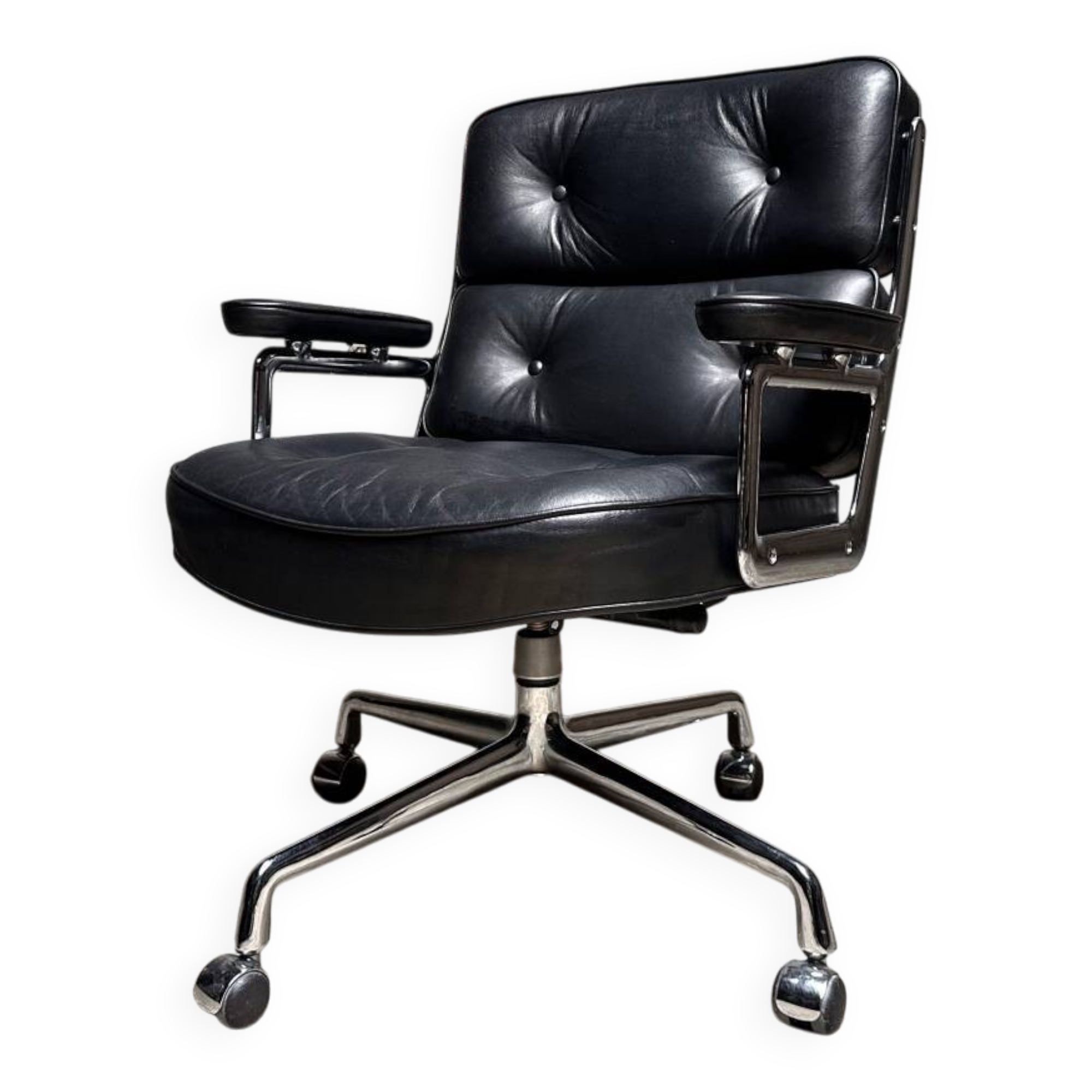 Vintage bureaustoel Herman Miller lobby chair