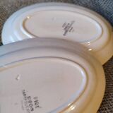 Duo de ravier Digoin Sarreguemines modèle 9181