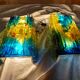 Pair of raak glass appliques, Willem Van Oyen, Chartres model