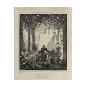 Lithographie, Gravure, Maison de