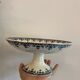 Vintage compotier in iron earth, Gagny de H.B.C