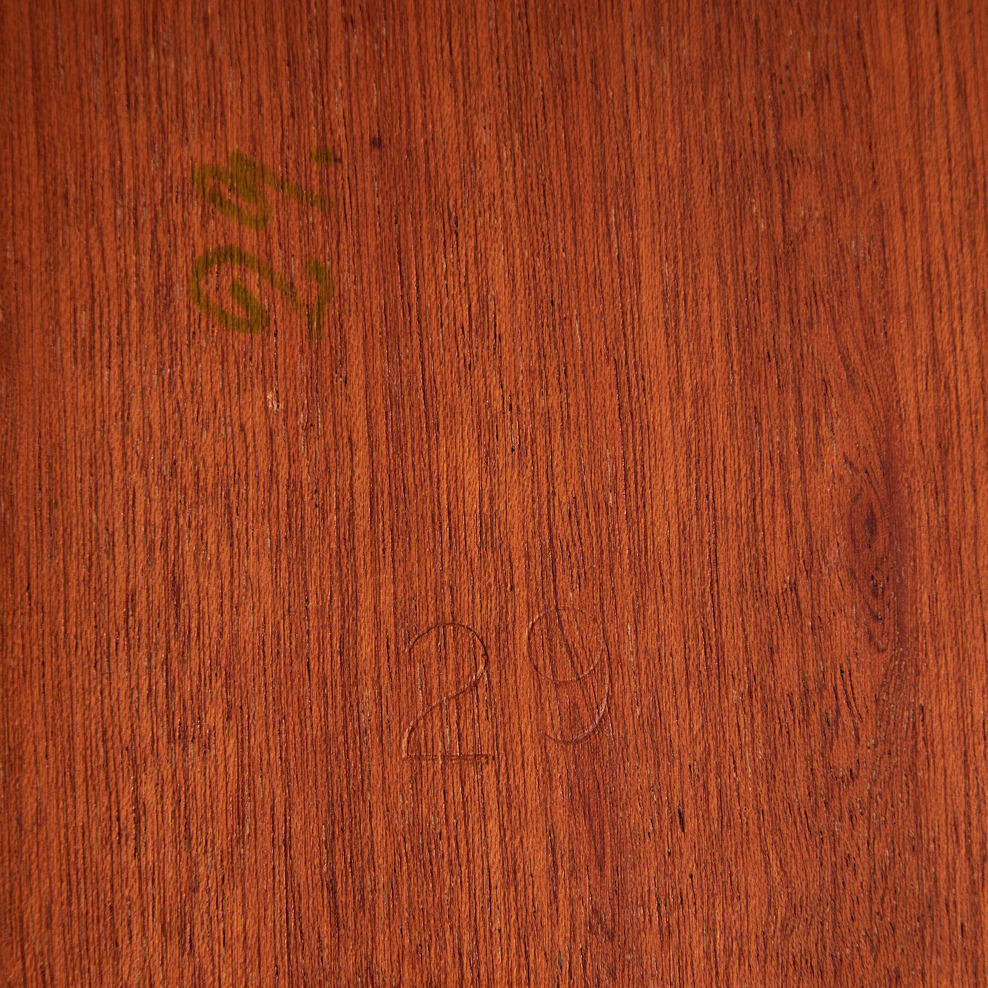 Teak dining table by h.w. klein for bramin (mk10435)