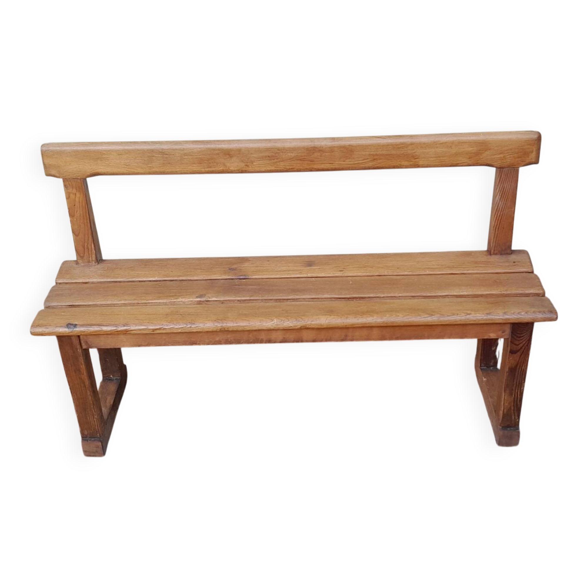 Petit banc en bois déco