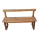 Petit banc en bois déco