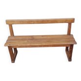 Small wooden decorative bench