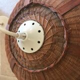Vintage rattan pendant lamp 38cm