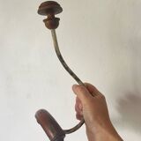 Antique double wall hook