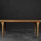Low vintage mid-century danish modern teak coffee table, 1960s