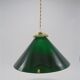 Suspension conique en opaline verte