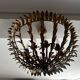 Brass chandelier 1960