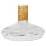 Vase or decanter by Carl Aubock with wicker top, mid-century, Austria, 1950s.