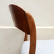Ensemble de 4 chaises traîneau Baumann