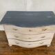 Curved chest of drawers in fine oak XVlllème