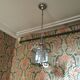 Tin grey metal hanging
